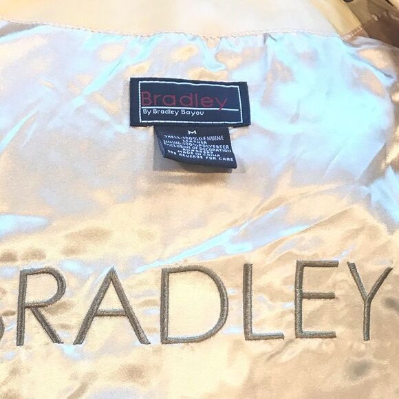 Bradley by Bradley Bayou Yellow Leather Jacket M - Picture 6 of 8